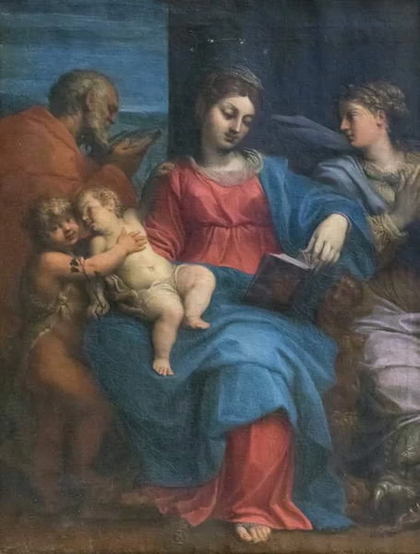 Sacra famiglia con Santa Margherita - Museo di Capodimonte, Napoli